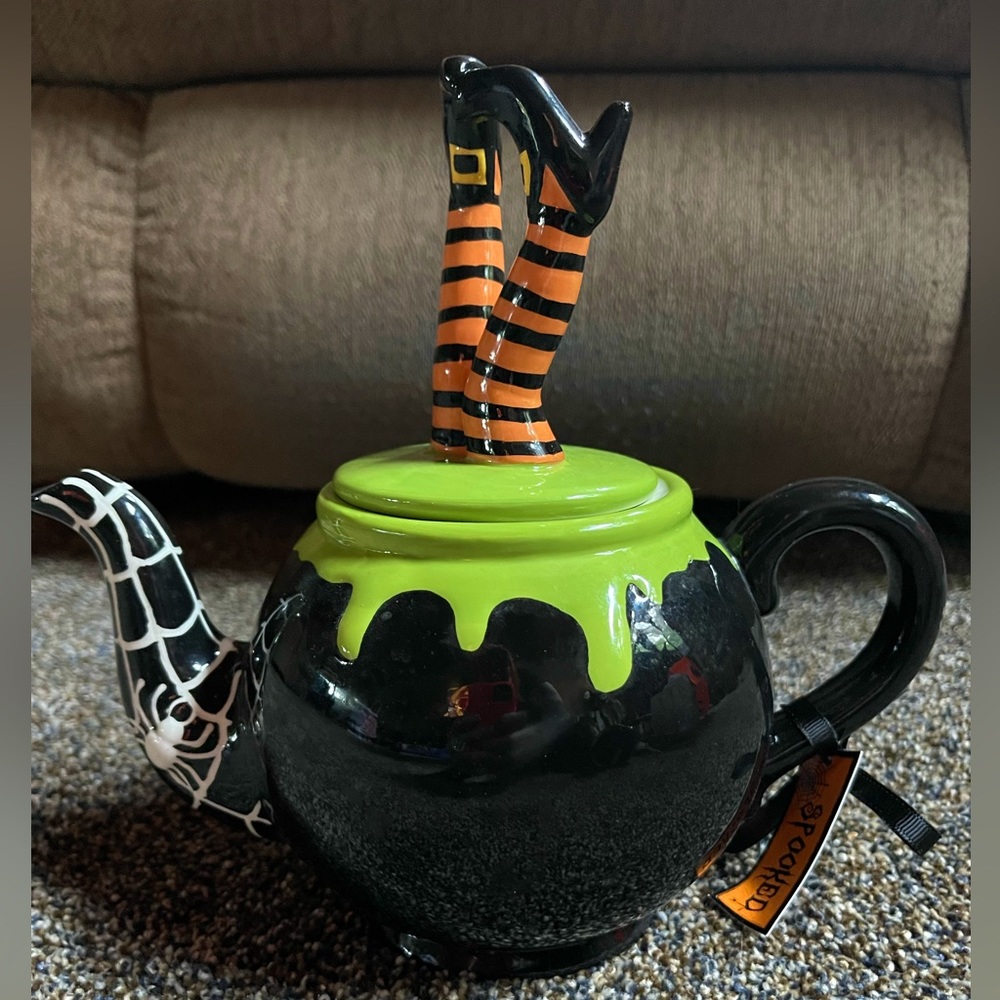 Halloween Witchy Teapot